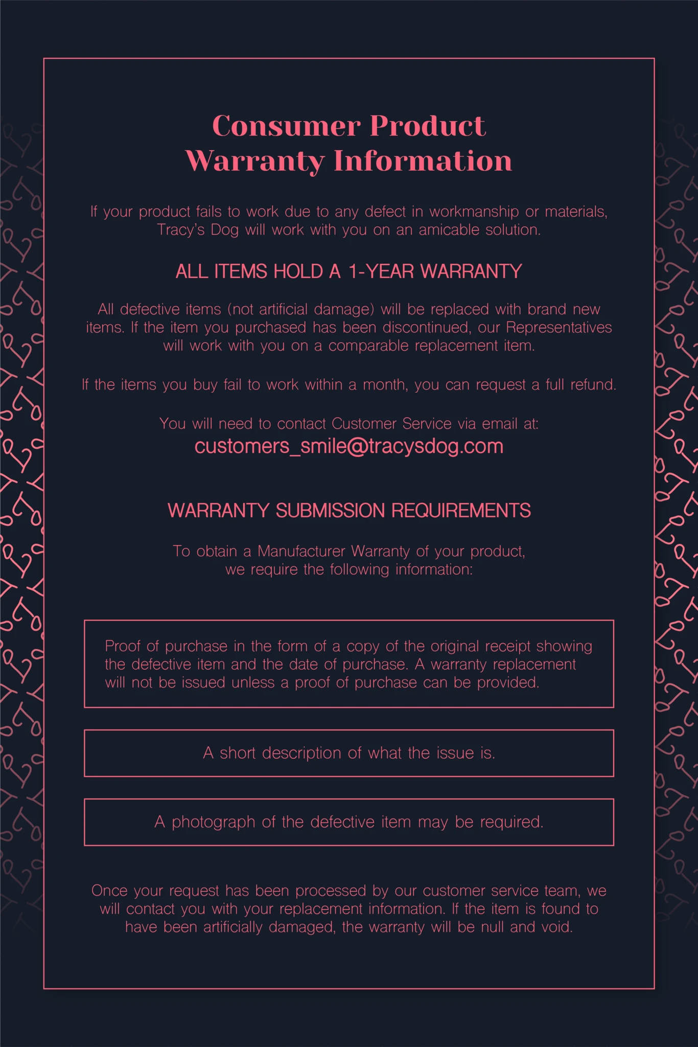 TD-warranty
