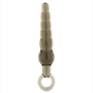 Анальный стимулятор с рельефом Anal Stick 15 см (чёрный)