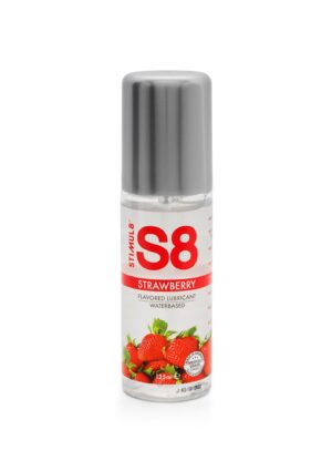 Съедобный лубрикант S8 Клубника, 125 мл